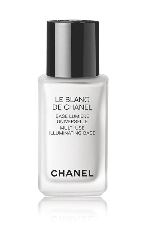 le blanc de chanel base lumière universelle multi-use illuminating base|le blanc Chanel primer.